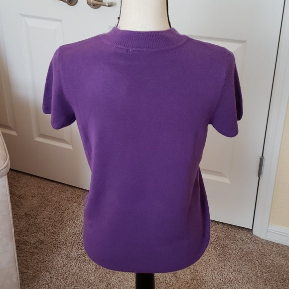 Purple Kim Rogers Signature Sweater Top - Picture 4 of 6